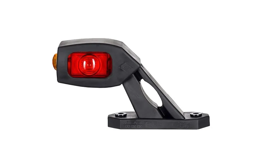 [PV0470] HORPOL Breedteverlichting schuin met E-keur Links 12-24 V