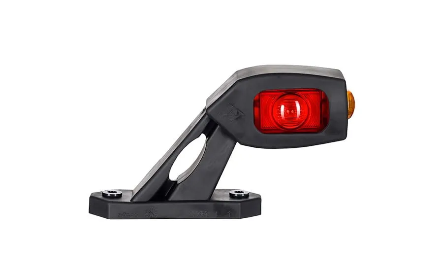 HORPOL Breedteverlichting schuin met E-keur Rechts  12-24 v
