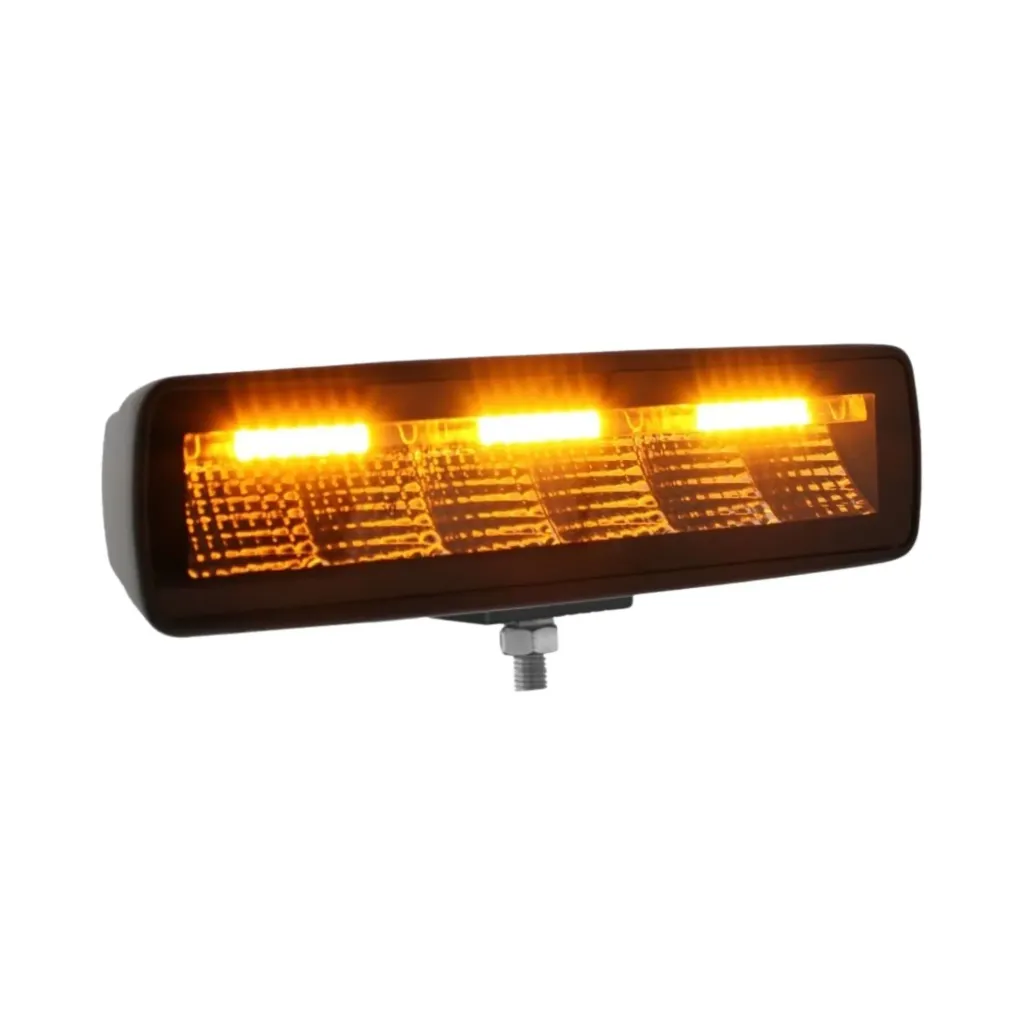 [BS0440] MASTER LEDS Verstraler Mini Bar  6 "Amber Flitser