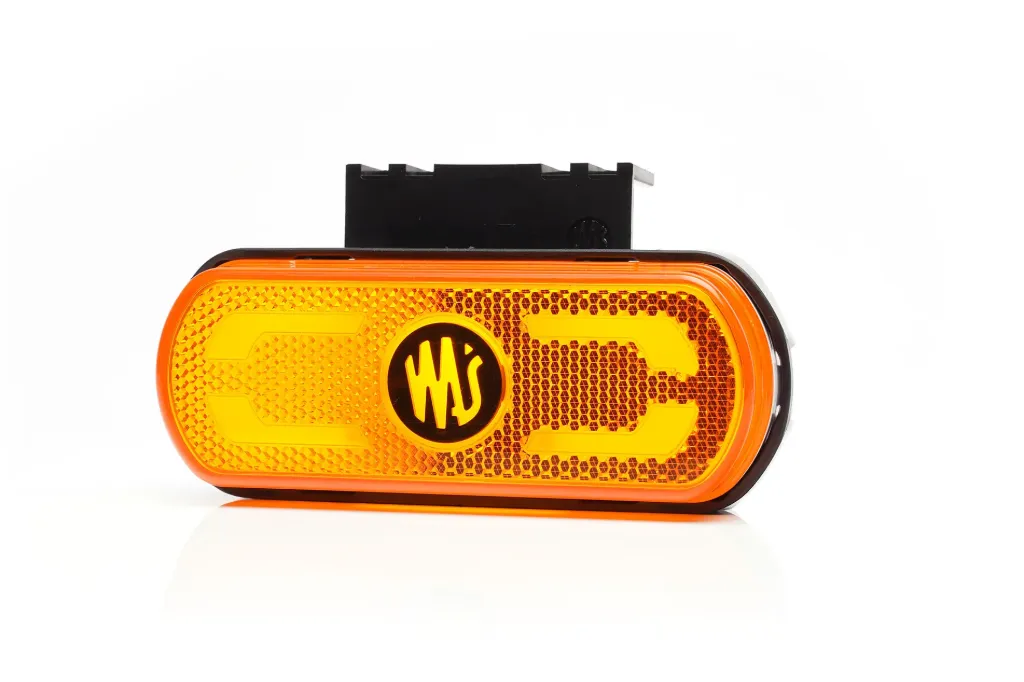 [ZM2350] WAS W240 zijmarkering met projectielijn amber E keur  12-24 V