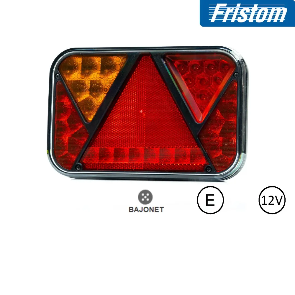 [AL4610]  FRISTOM CANBUS PROOF LED achterlicht  Fristom 270 serie mistlamp 5 Pin Links E-keur