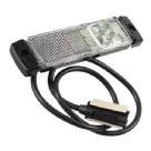 [PS3972] LUCIDITY POSITIELICHT WIT rechthoek met connector  12-24 v