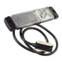 LUCIDITY POSITIELICHT WIT rechthoek met connector  12-24 v