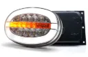 Multifunctionele voorlamp ovaal met richtingaanwijzer en DRL E-keur
