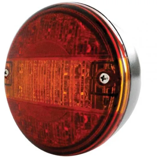 [AL0550] Hamburger achterlicht  E-keur 10-30 volt 3 functies