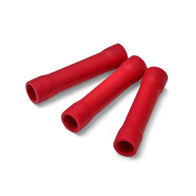 100 x PVC Kabelschoen  stootverbinder  0,5-1,5 mm  rood