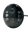 Koplamp LED rond 7 inch dark look E-keur