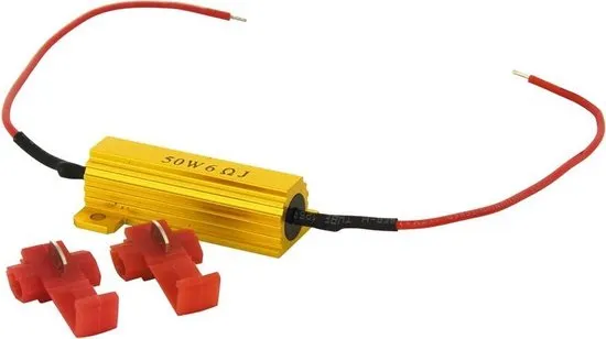 LED CAN-BUS Weerstand 12 volt /50 watt / 8ohm