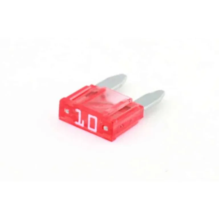 [ZK M 10 A] 10 Ampére MINI steekzekering ROOD 50 stuks