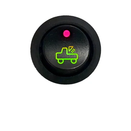 Tuimelschakelaar Werklamp Groen LED Rood 20 ampére 14 volt