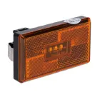 [174984] Zijmarkeringslamp Scania oranje 
