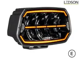 [VS1174] Ledson Epix10+ 150W Verstraler met dynamisch positielicht wit/amber en flitser Zwart