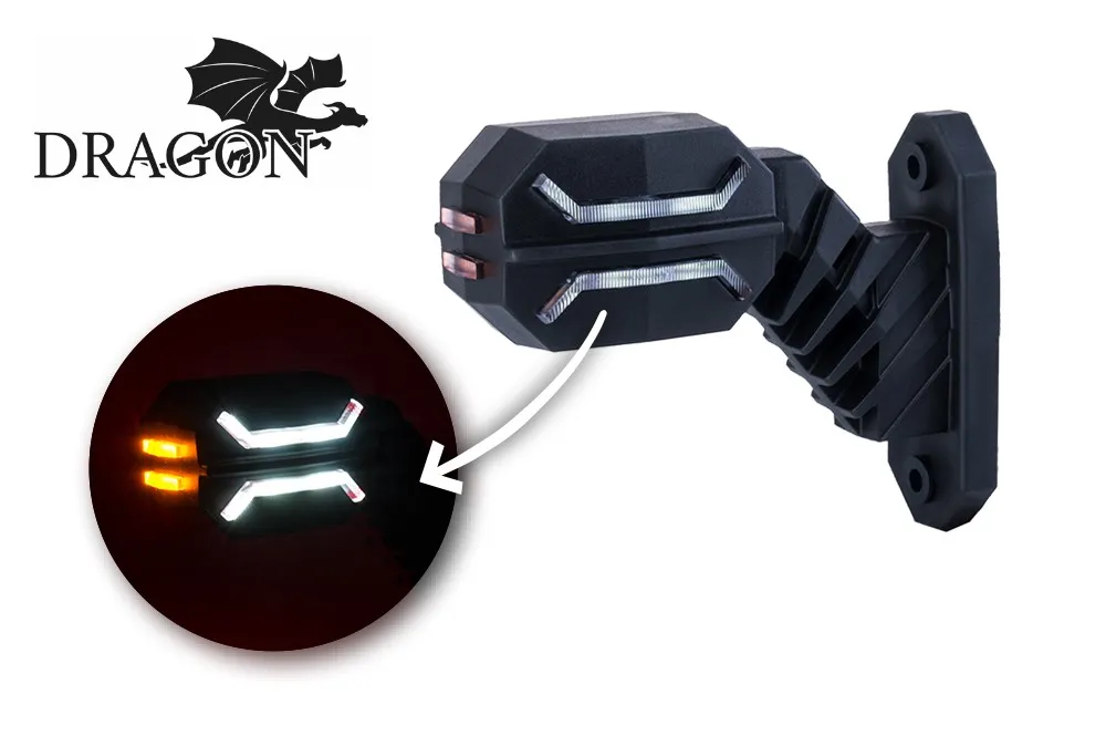 [PV1151] Pendellamp Horpol Dragon kort schuin Rechts E-keur 12-24v